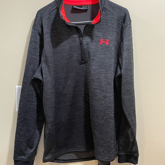 Under Armour Tops - Under Armour Black Pullover with pink Accents